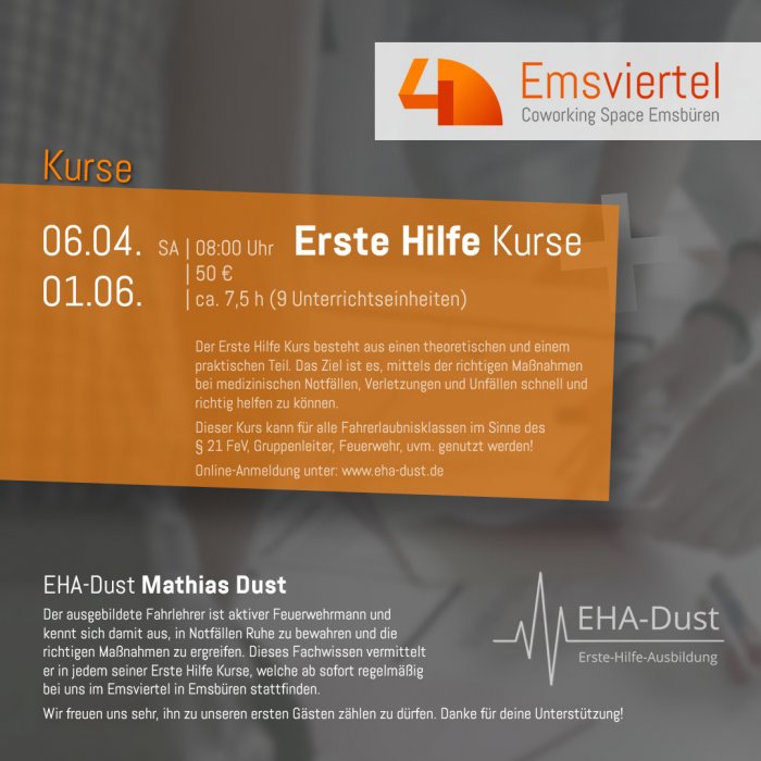 Erste Hilfe Kurs